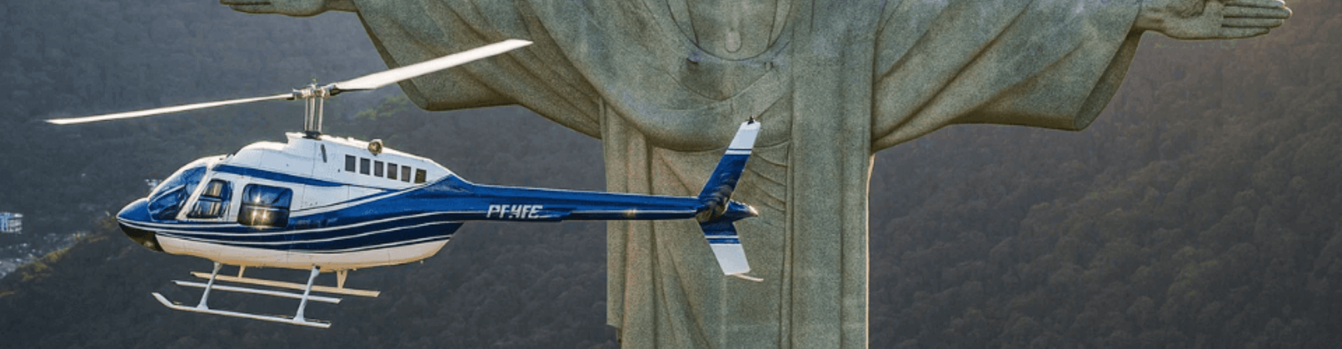 Sobrevoo de Helicóptero - 9/10 minutos - Rota Cristo Redentor