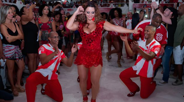 Ensaio de Escola de Samba na Quadra do Salgueiro